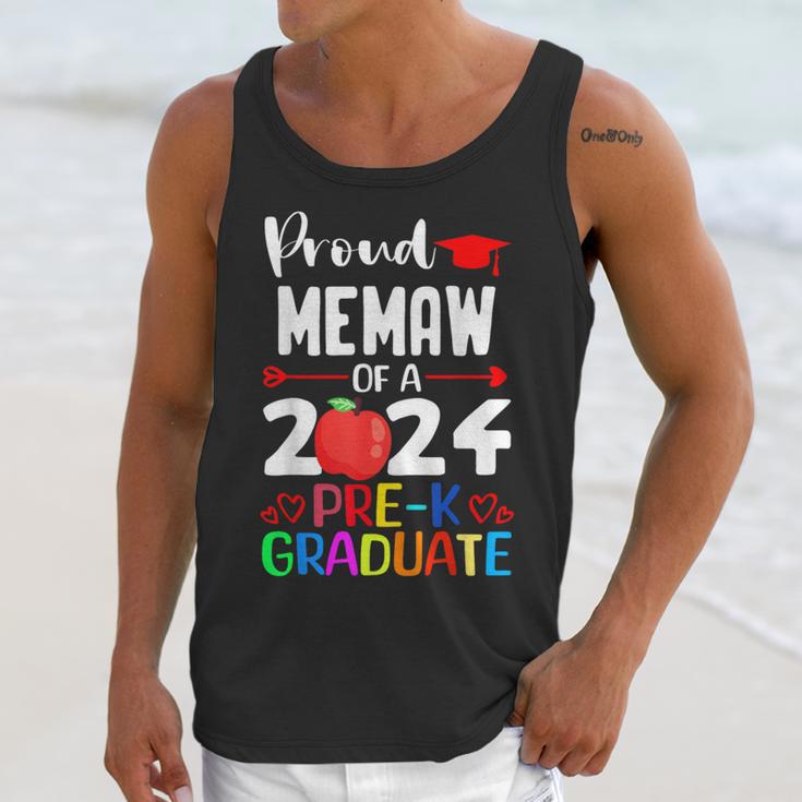 Proud MEMAW Of 2024 Pre-K Graduation Graduate Senior 2024 Unisex Tank Top