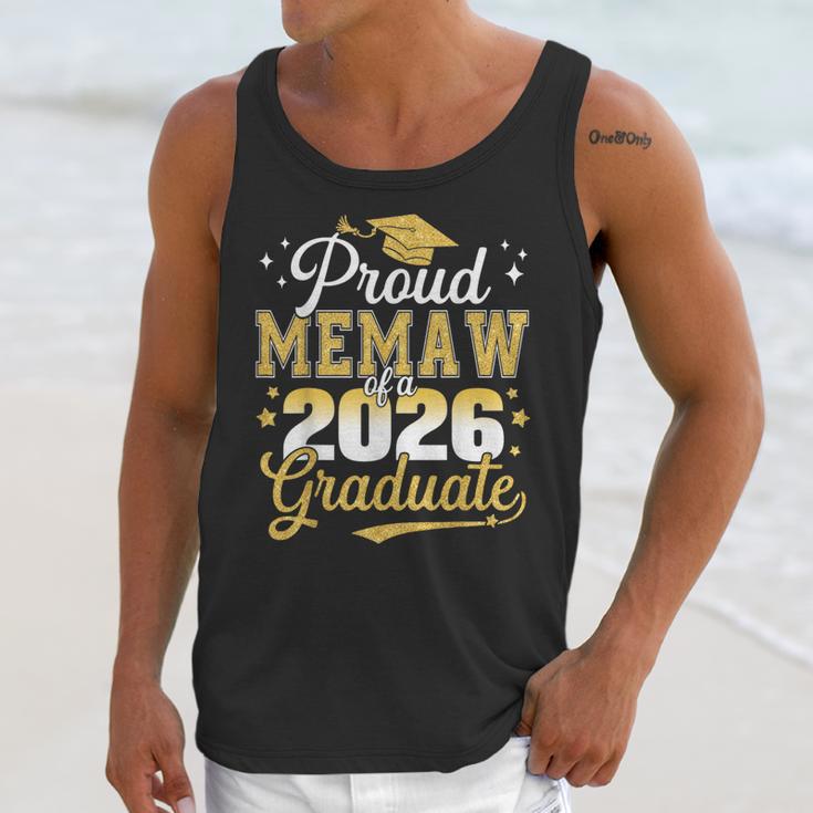 Proud Memaw Of a Class Of 2026 Graduate Senior Graduation Unisex Tank Top