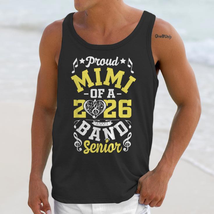 Proud Mimi Of a Band Senior 2026 Graduation Unisex Tank Top