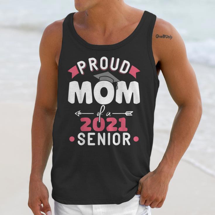 Proud Mom Of a 2021 Senior Year School Graduation Party Unisex Tank Top