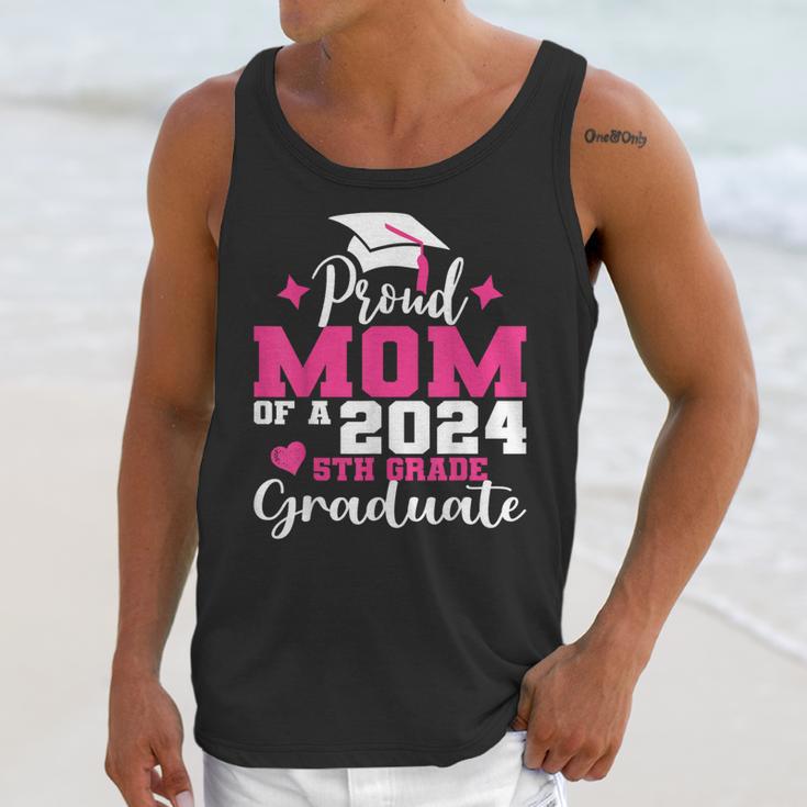 Proud Mom Of 2024 5th Grade Graduate Mother Graduation Unisex Tank Top