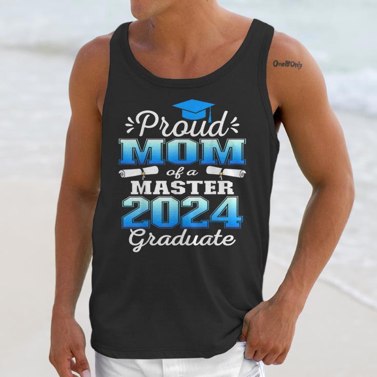 Proud Mom Of 2024 Class Master Graduate Family Graduation Unisex Tank Top