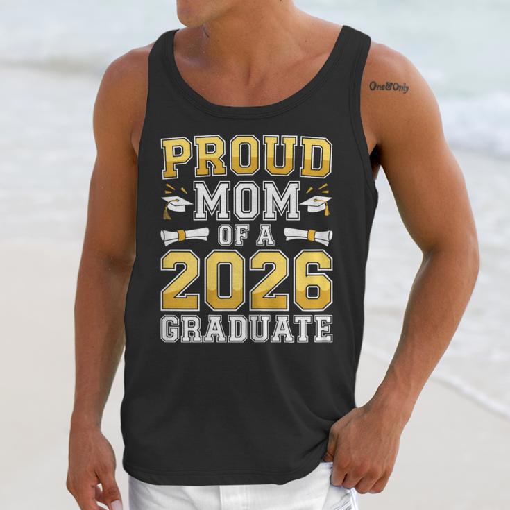 Proud Mom Of A 2026 Graduate Shirt Class Of 2026 Graduation Unisex Tank Top