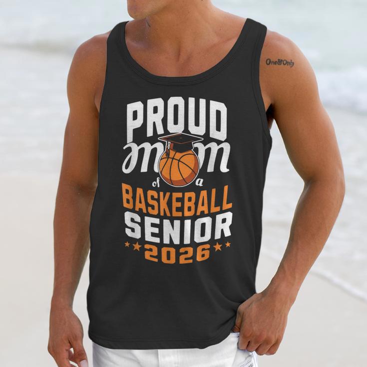 Proud Mom Of Basketball Senior 2026 Graduation Unisex Tank Top