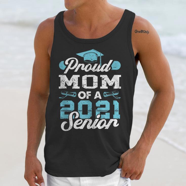 Proud Mom Of a Class Of 2021 Senior Graduate Graduation Unisex Tank Top