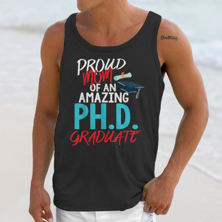 Proud Mom PhD Doctoral Graduation Doctorate Degree Unisex Tank Top
