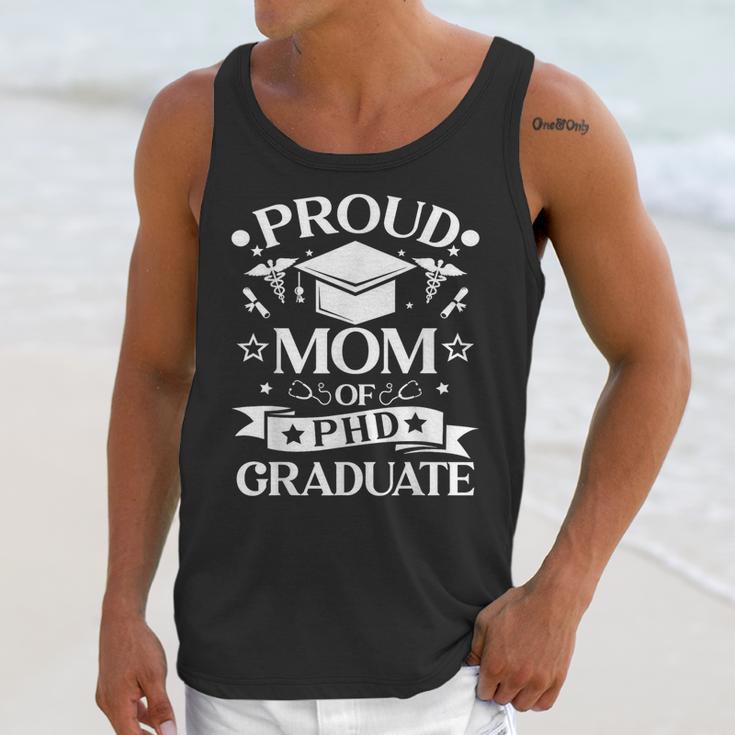 Proud Mom Of PhD Graduate Doctorate Graduation Unisex Tank Top