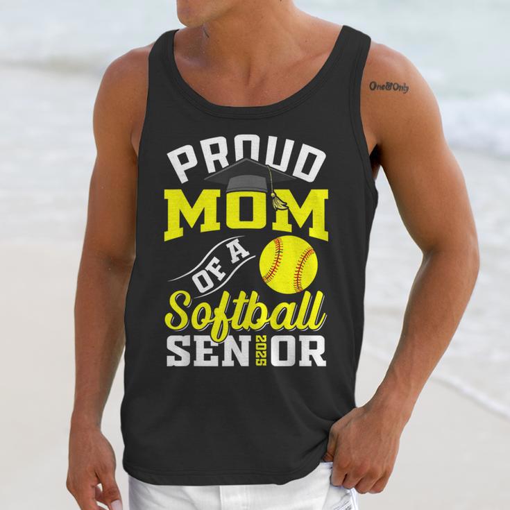 Proud Mom Of a Softball Senior Class Of 2025 Graduation Unisex Tank Top