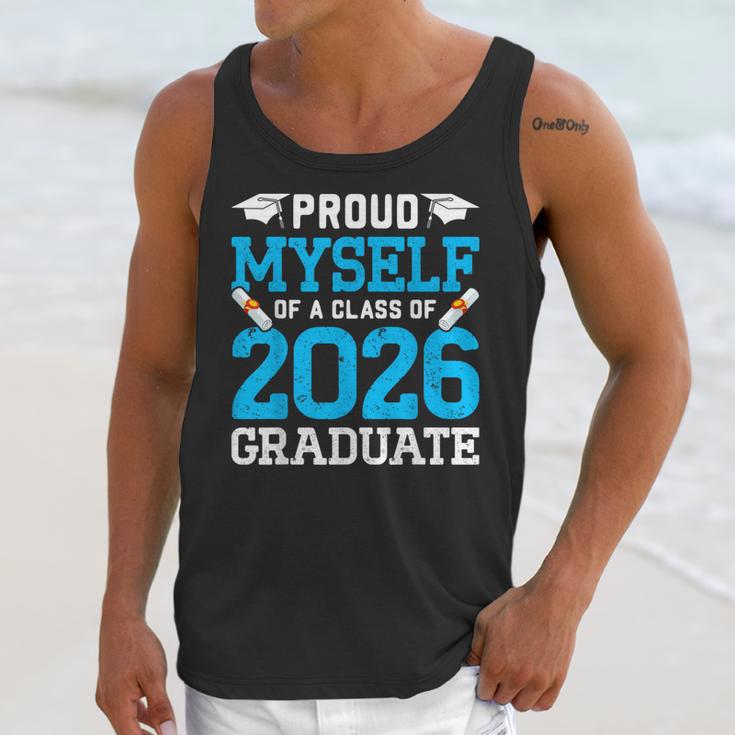 Proud Myself Of A Class Of 2026 Graduate Senior Graduation Unisex Tank Top