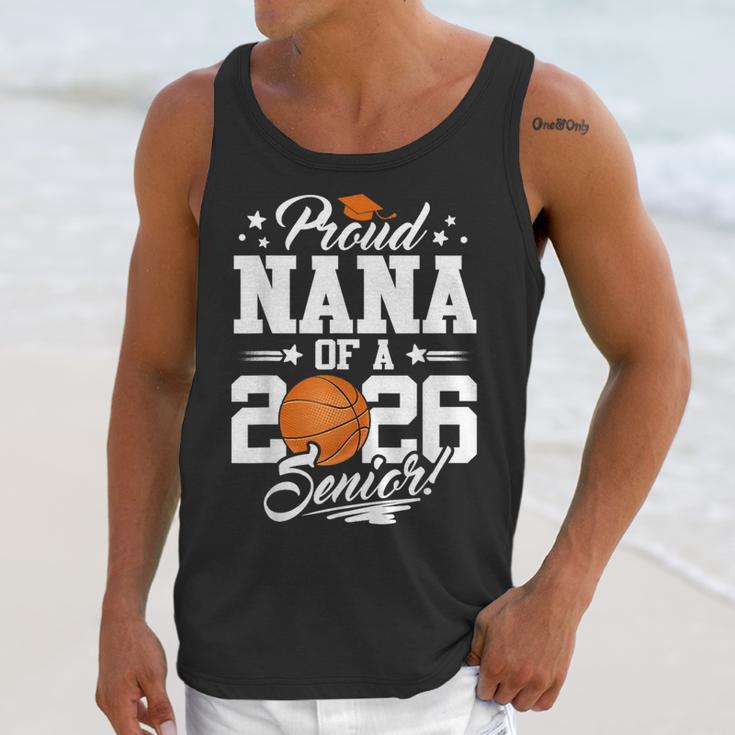Proud Nana Of A 2026 Senior Basketball Graduation Unisex Tank Top