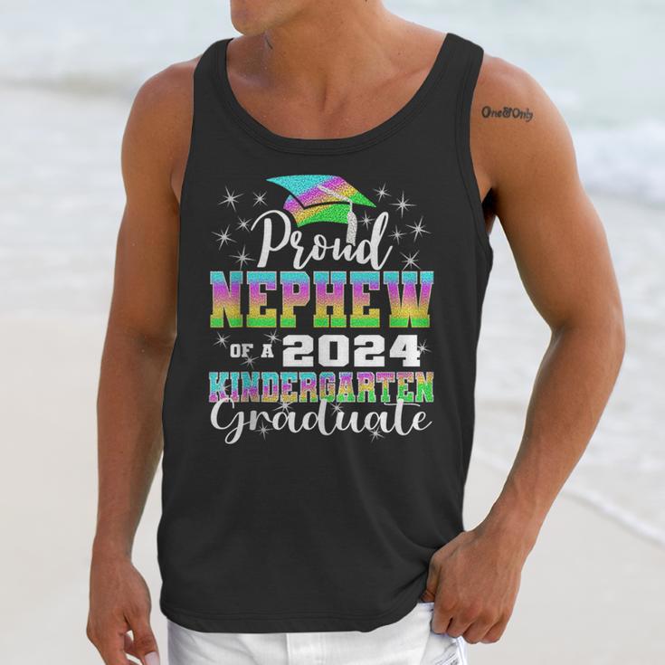 Proud Nephew Of Kindergarten Graduate 2024 Graduation Nephew Unisex Tank Top