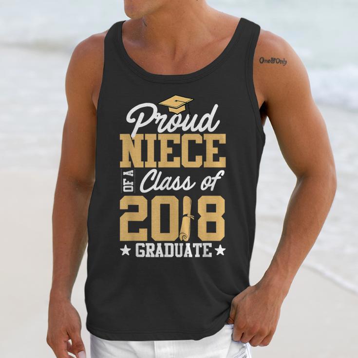 Proud Niece Graduation Shirts For Family 2018 Unisex Tank Top