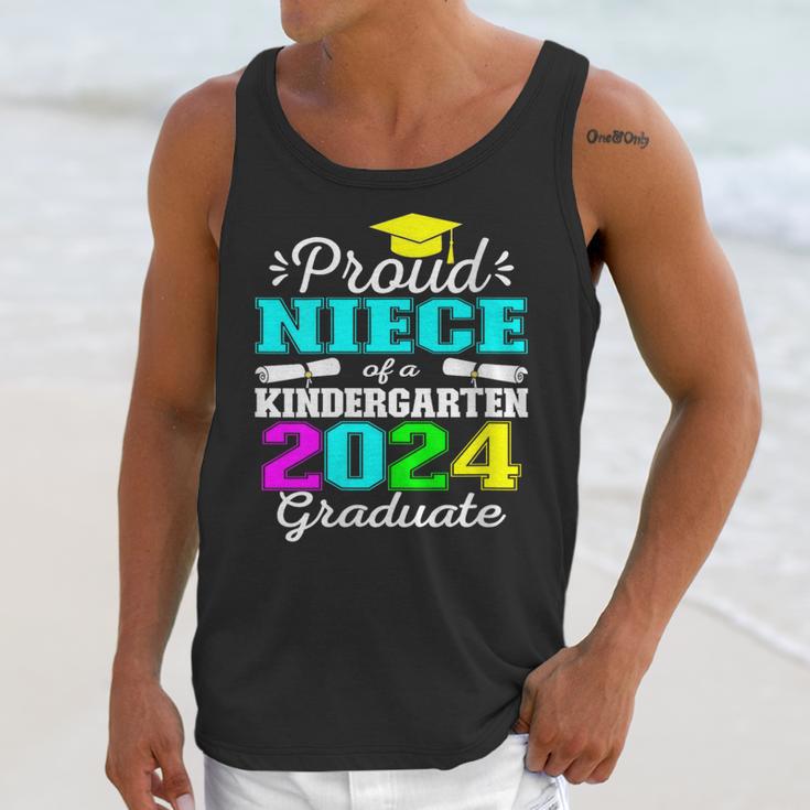 Proud Niece Of Kindergarten Graduate 2024 Graduation Niece Unisex Tank Top