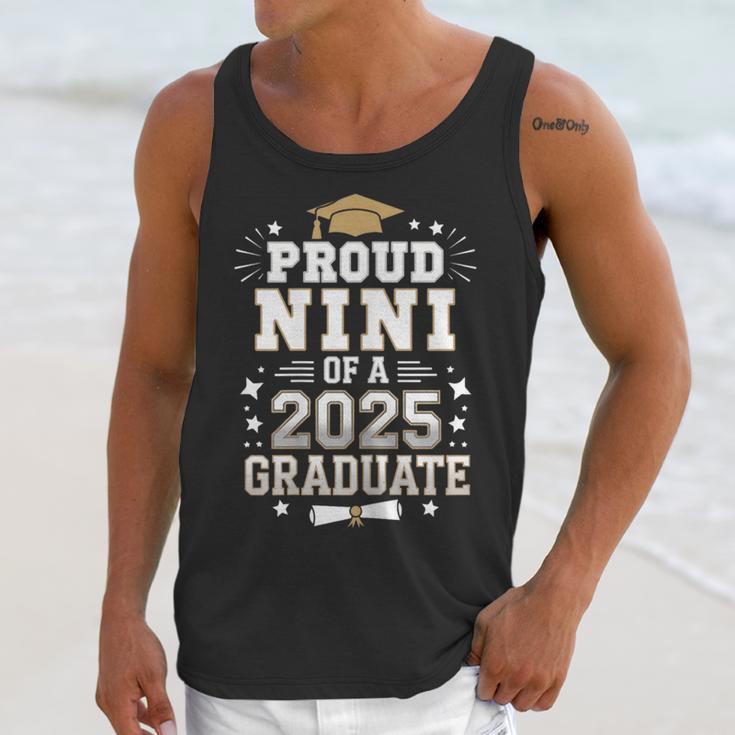 Proud Nini Of A Class Of 2025 Graduate Senior Graduation Unisex Tank Top