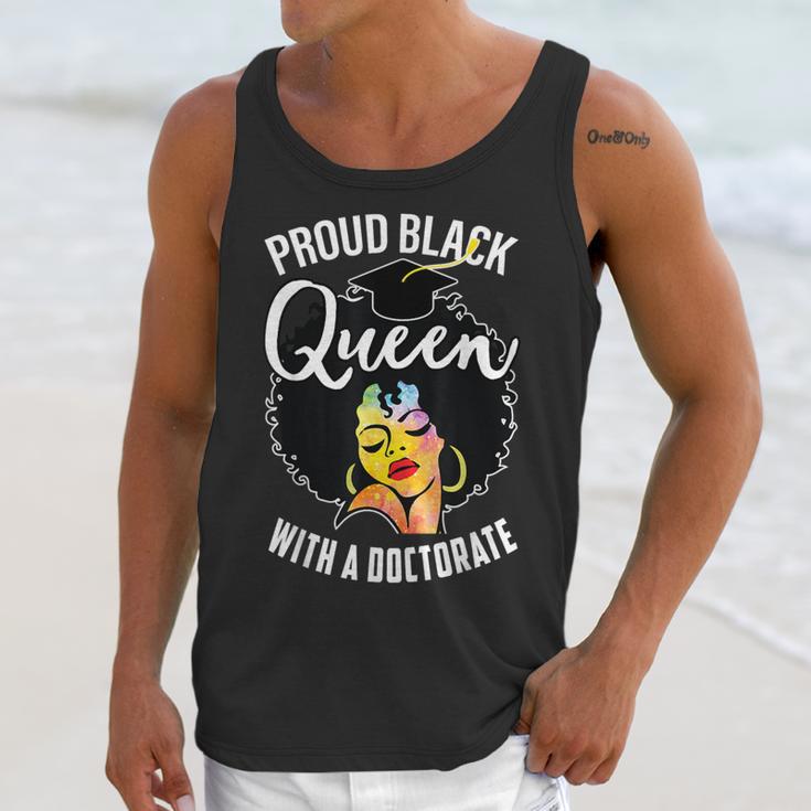 Proud Queen PhD Doctorate Degree Graduation Woman Girl Unisex Tank Top