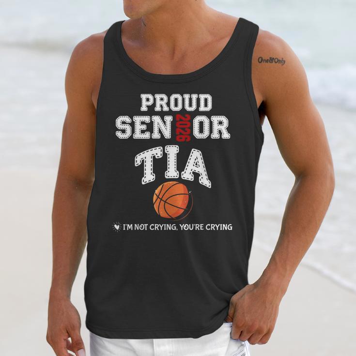 Proud Senior Tia 2026 Graduation Basketball Player Unisex Tank Top