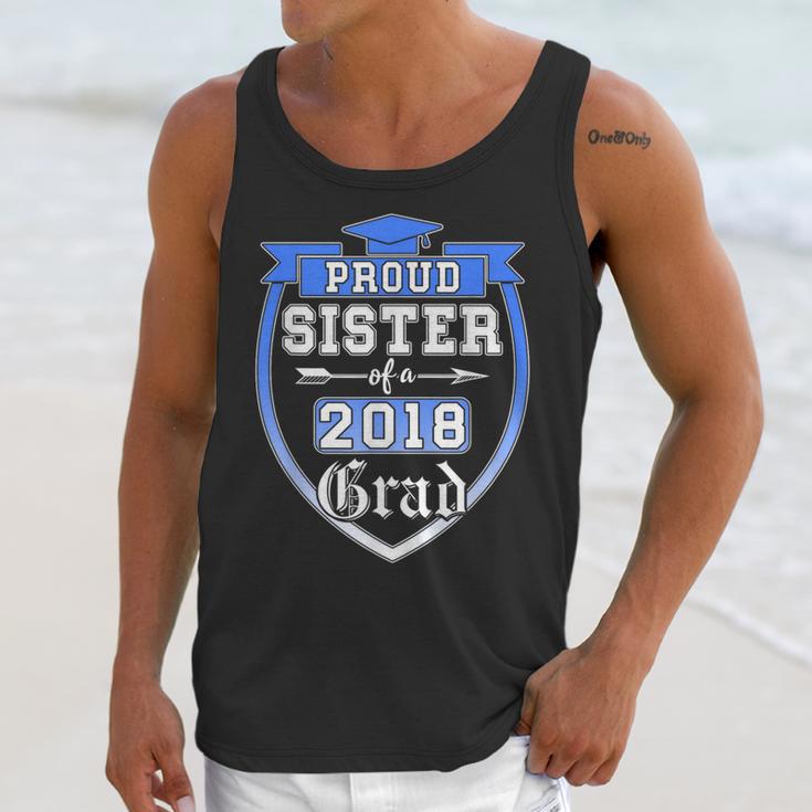 Proud Sister Of a 2018 Grad Graduation Family Unisex Tank Top