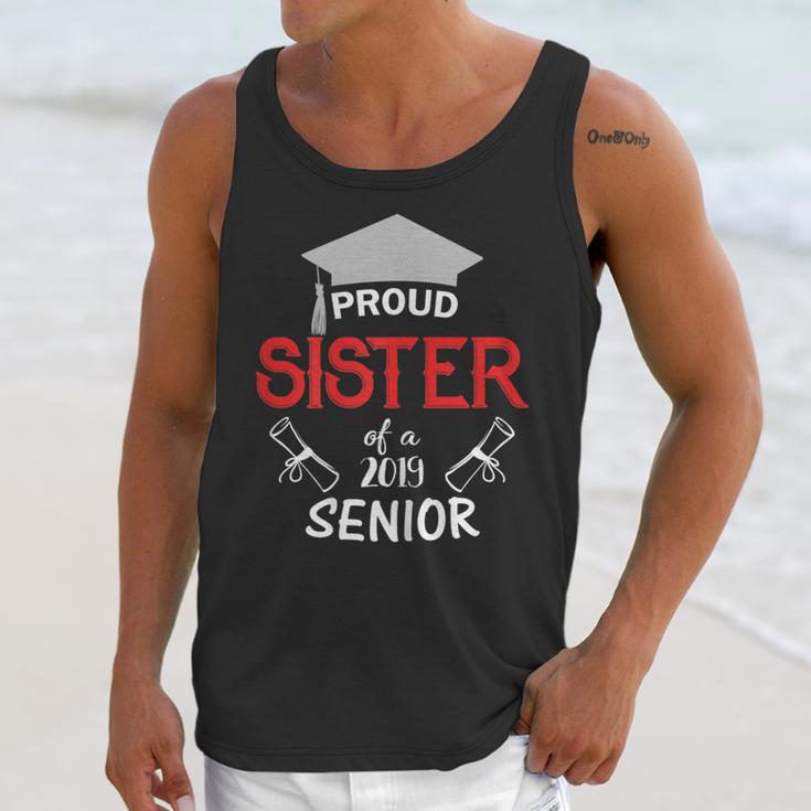Proud Sister Of a 2019 Senior Graduation Family Unisex Tank Top