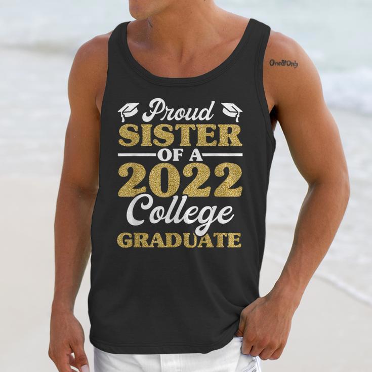 Proud Sister 2022 College Graduate Shirt Sibling Graduation Unisex Tank Top
