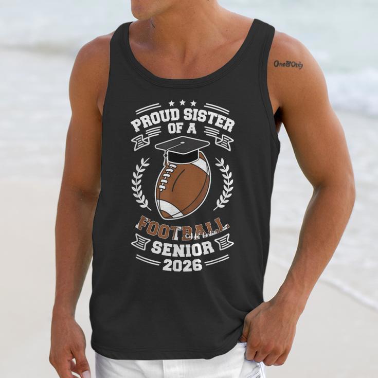 Proud Sister Of a 2026 Football Senior Graduation Unisex Tank Top