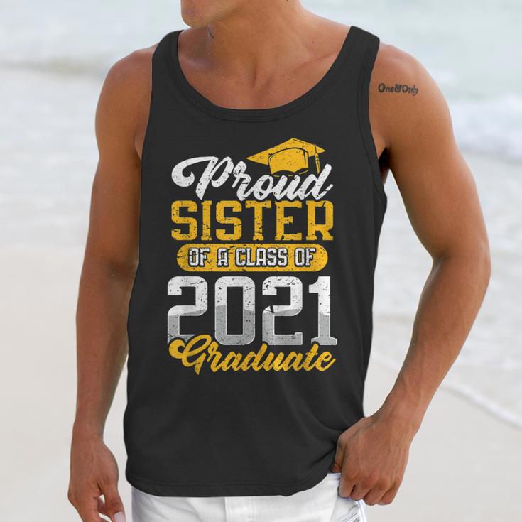 Proud Sister Of a Class Of 2021 Graduate Senior Graduation Unisex Tank Top