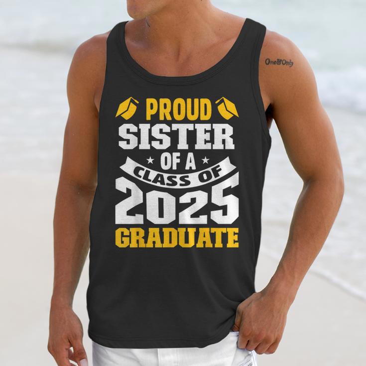 Proud Sister Of a Class Of 2025 Graduate Family Graduation Unisex Tank Top