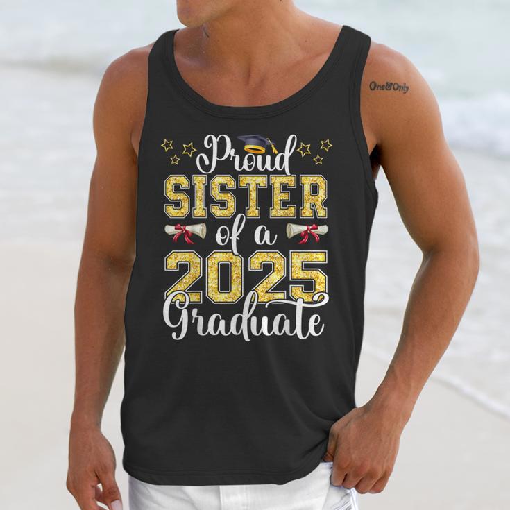 Proud Sister Of A Class Of 2025 Graduate Senior Graduation Unisex Tank Top