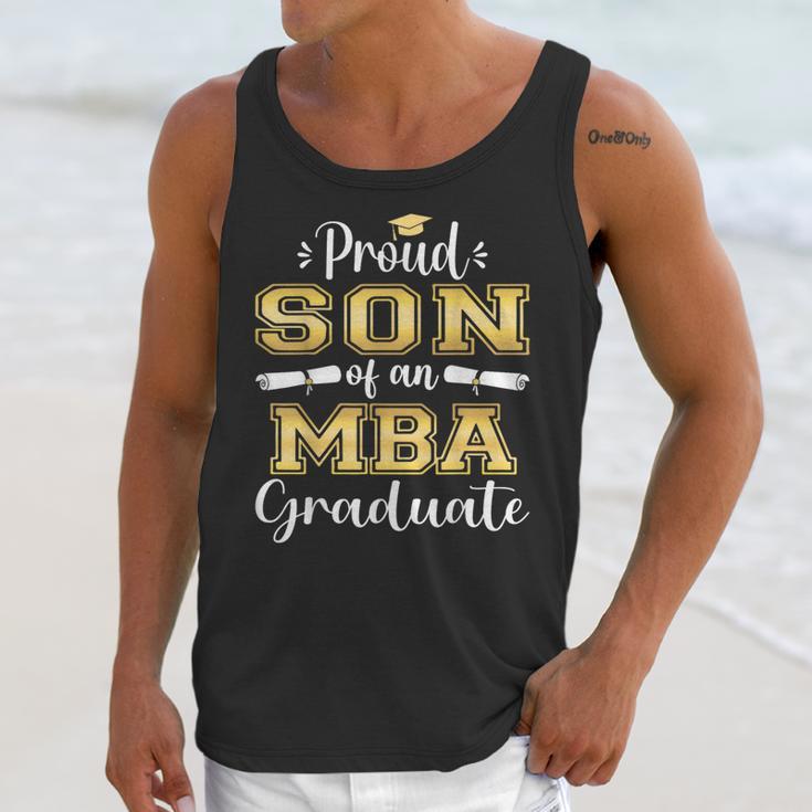 Proud Son Of 2023 Class MBA Graduate Family Graduation Unisex Tank Top