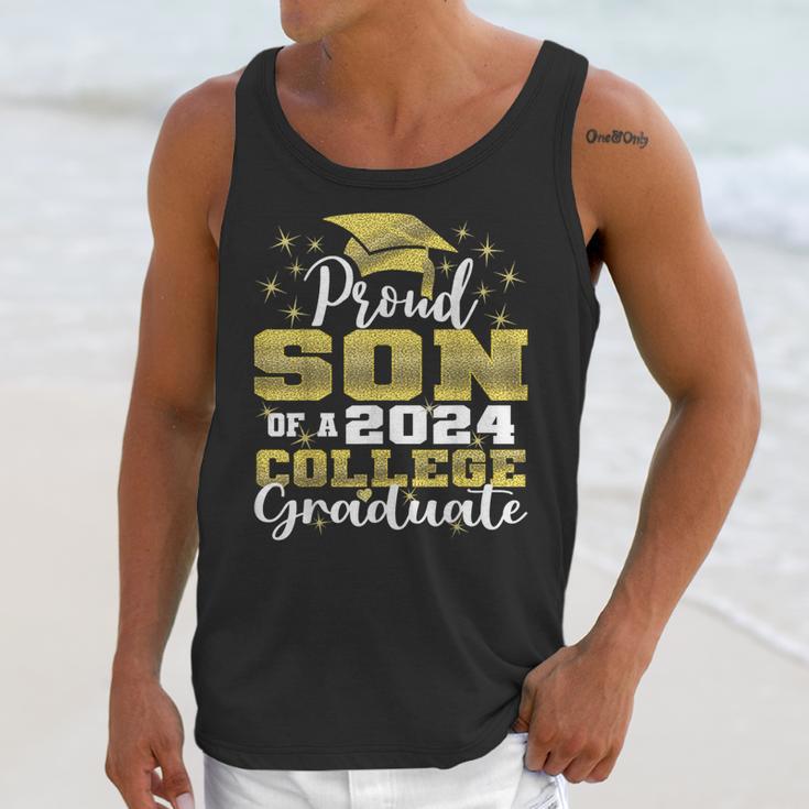 Proud Son Of 2024 College Graduate Family 24 Graduation Unisex Tank Top