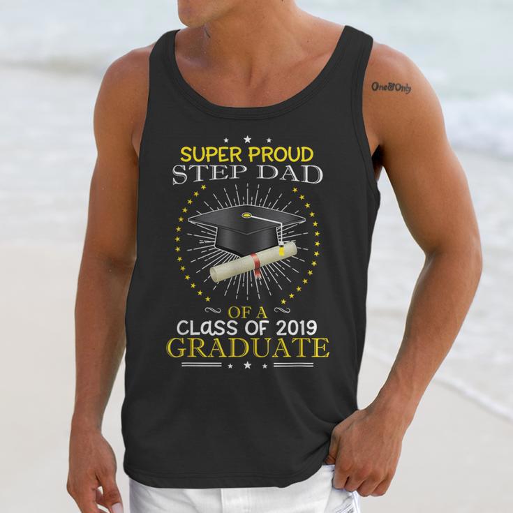 Proud Step Dad The Class Of 2019 Graduate Graduation Shirt Unisex Tank Top