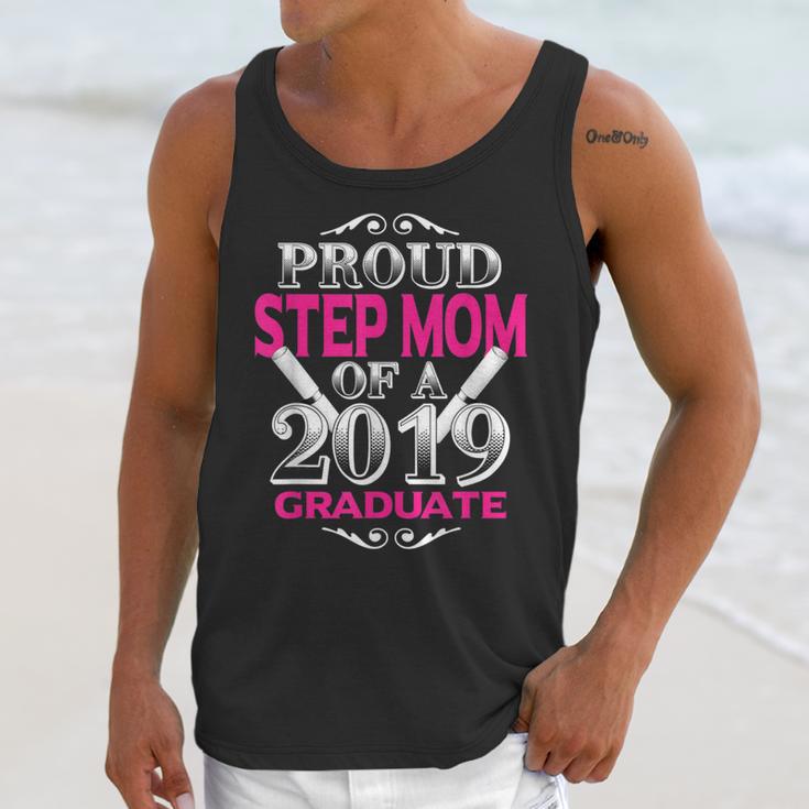 Proud Step Mom Of 2019 Graduate Class 2019 Tshirt Graduation Unisex Tank Top
