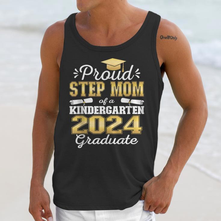 Proud Step Mom Of Kindergarten Graduate 2024 Graduation Step Unisex Tank Top