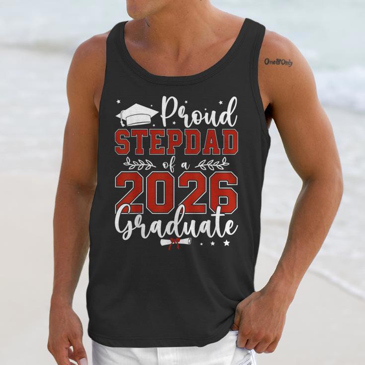 Proud Stepdad Of a Class Of 2026 Graduate For Graduation Unisex Tank Top