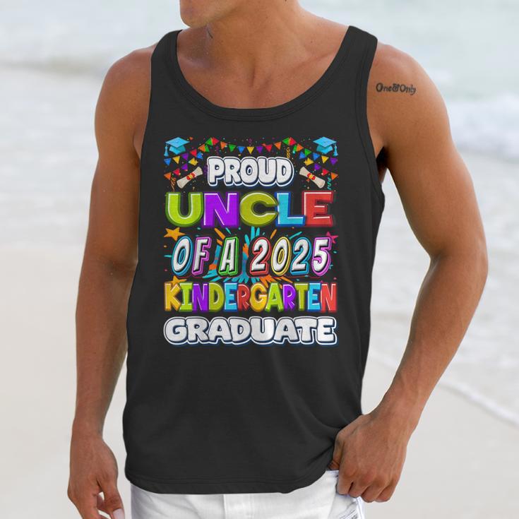 Proud UNCLE Of a 2025 Kindergarten Graduate Graduation Unisex Tank Top