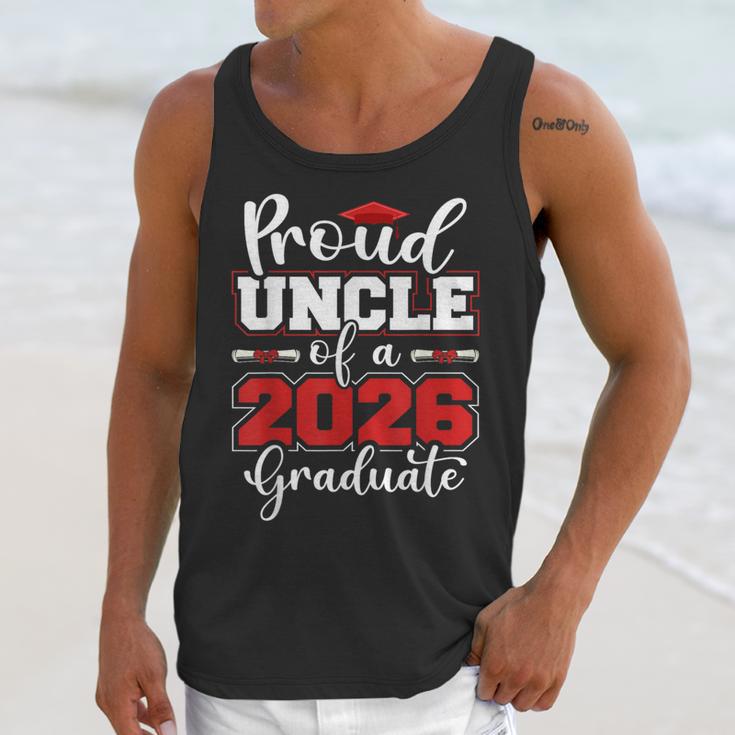Proud Uncle Of A 2026 Graduate Senior Family Graduation Unisex Tank Top