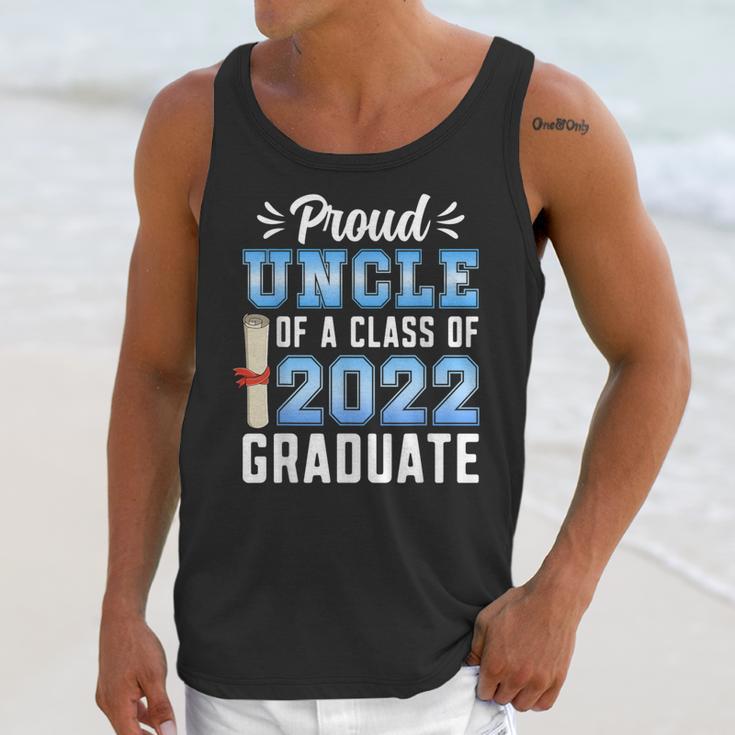 Proud Uncle Of A Class Of 2022 Graduate 22 Senior Graduation Unisex Tank Top