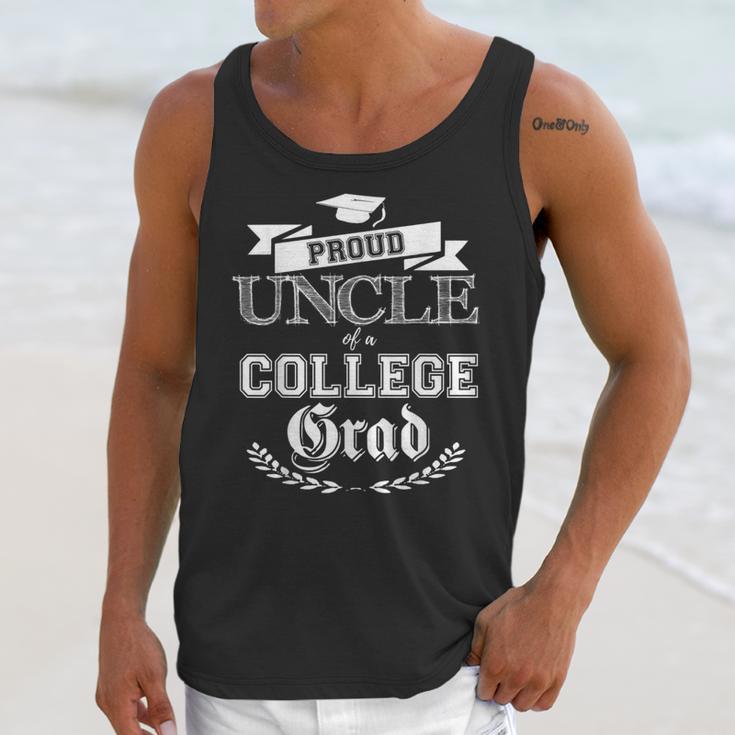 Proud Uncle Of a College Grad 2019 Family Graduation Shirt Unisex Tank Top