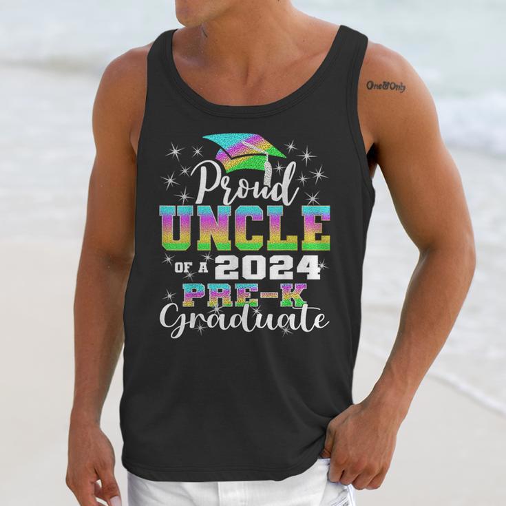 Proud Uncle Of PreK School Graduate 2024 Graduation Uncle Unisex Tank Top