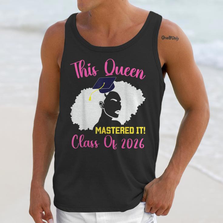 This Queen Mastered It Masters Graduation Class Of 2026 Unisex Tank Top