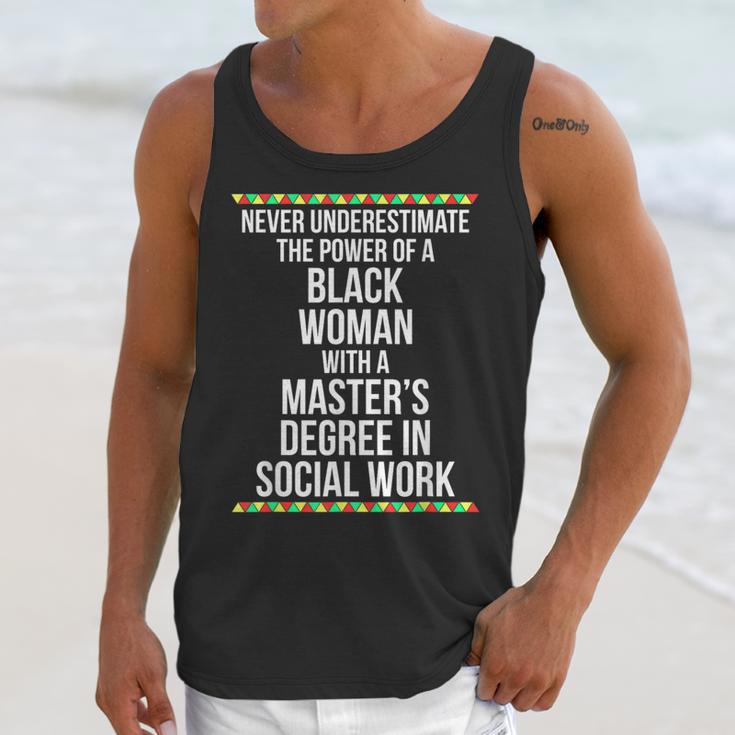 Queen MSW Social Work Masters Graduation Unisex Tank Top