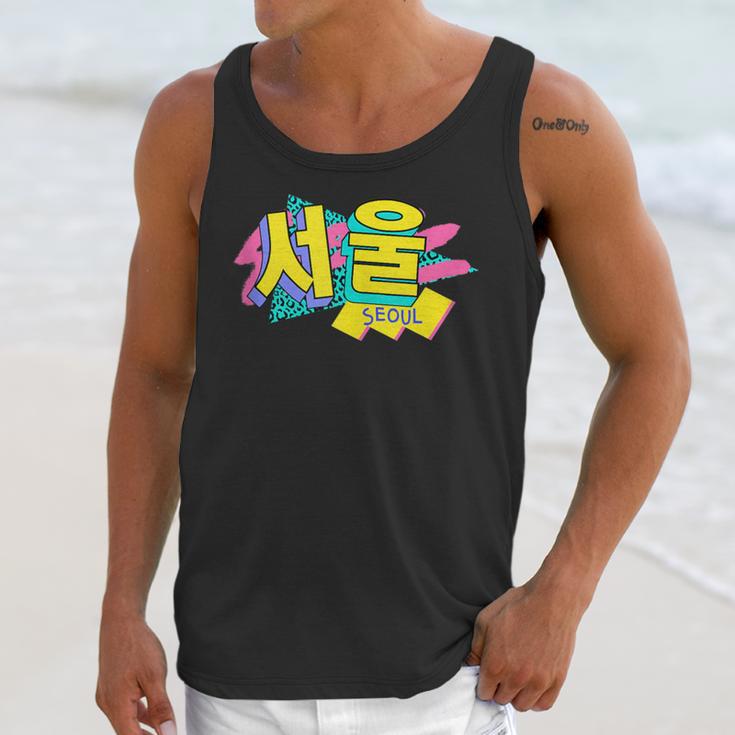 Rad Retro Seoul 90s Style Vintage South Korea 90s Nostalgia Unisex Tank Top Rad Retro Seoul 90s Style Vintage South Korea 90s Nostalgia Unisex Tank Top