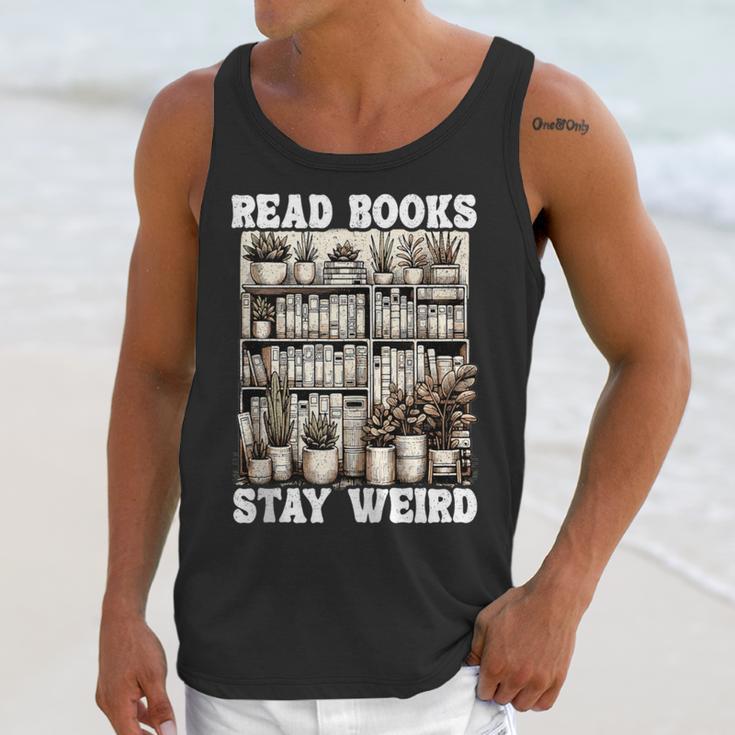 Read Books Stay Weird Introvert Book Lover Book Unisex Tank Top Read Books Stay Weird Introvert Book Lover Book Unisex Tank Top