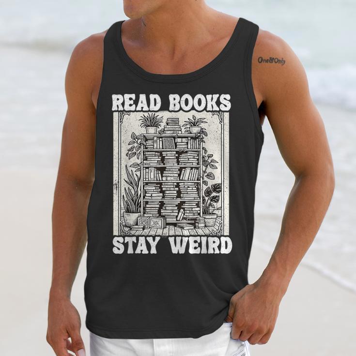 Read Books Stay Weird Introvert Book Lover Book Unisex Tank Top Read Books Stay Weird Introvert Book Lover Book Unisex Tank Top