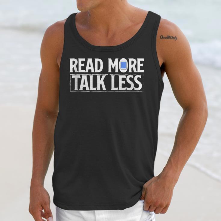 Read More Talk Less Introvert Unisex Tank Top Read More Talk Less Introvert Unisex Tank Top