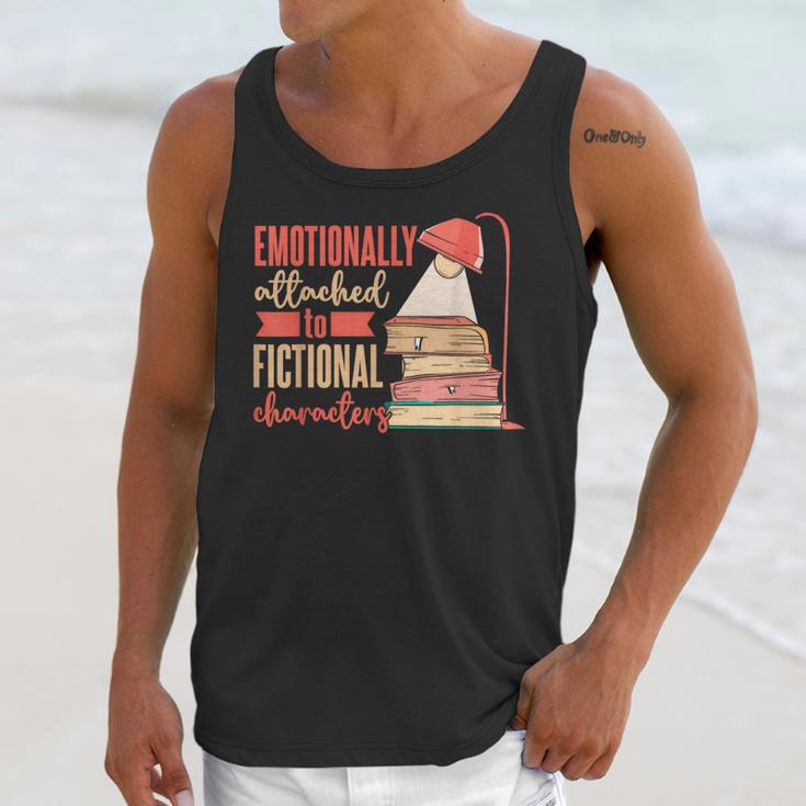 Reader Bookworm Fictional Character Reading Introvert Unisex Tank Top