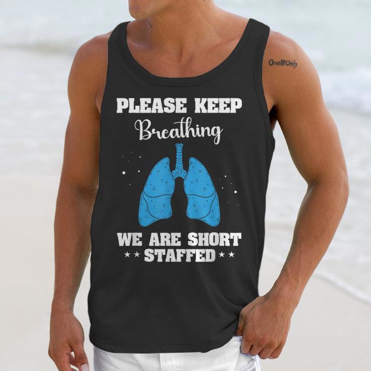 Respiratory Therapist Appreciation RT School Graduation Unisex Tank Top