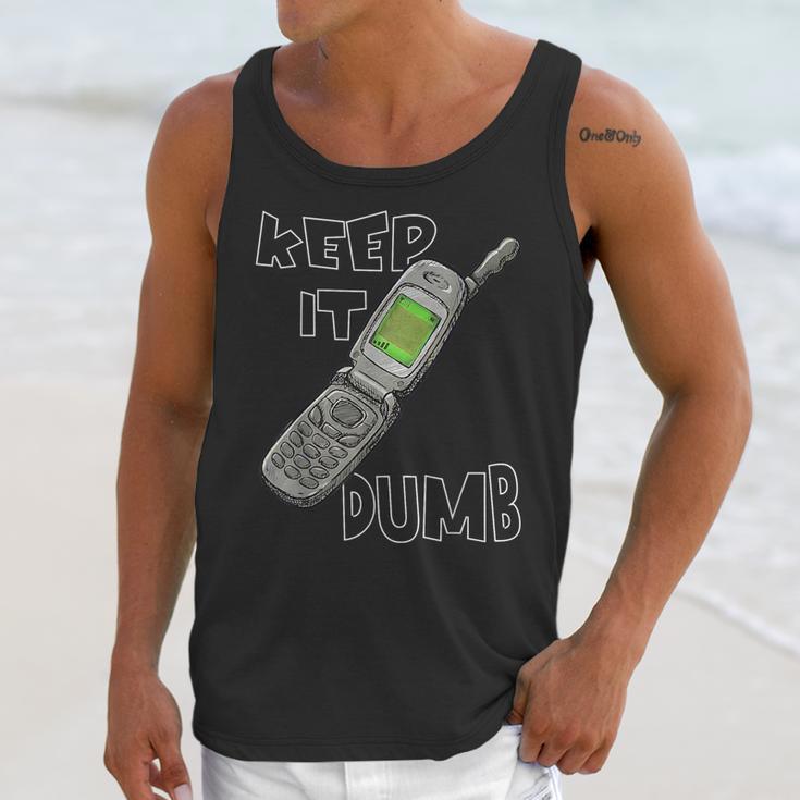 Retro Dumb Flip Phone Vintage 90s Y2K Tech Nostalgia Unisex Tank Top Retro Dumb Flip Phone Vintage 90s Y2K Tech Nostalgia Unisex Tank Top