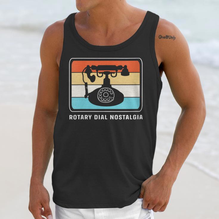 Retro Rotary Dial Nostalgia Dial Phone Unisex Tank Top