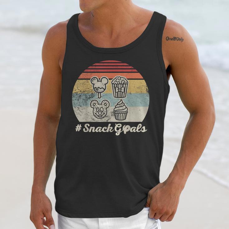 Retro Snack Goals Icon Nostalgia Unisex Tank Top