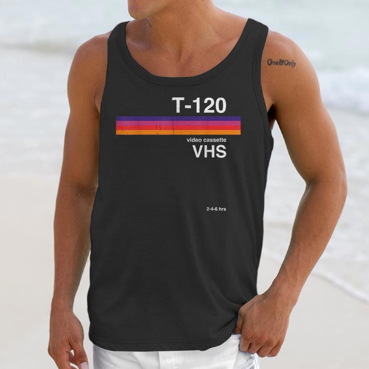 Retro VHS Tape Graphics 80s 90s Nostalgia Costume Unisex Tank Top